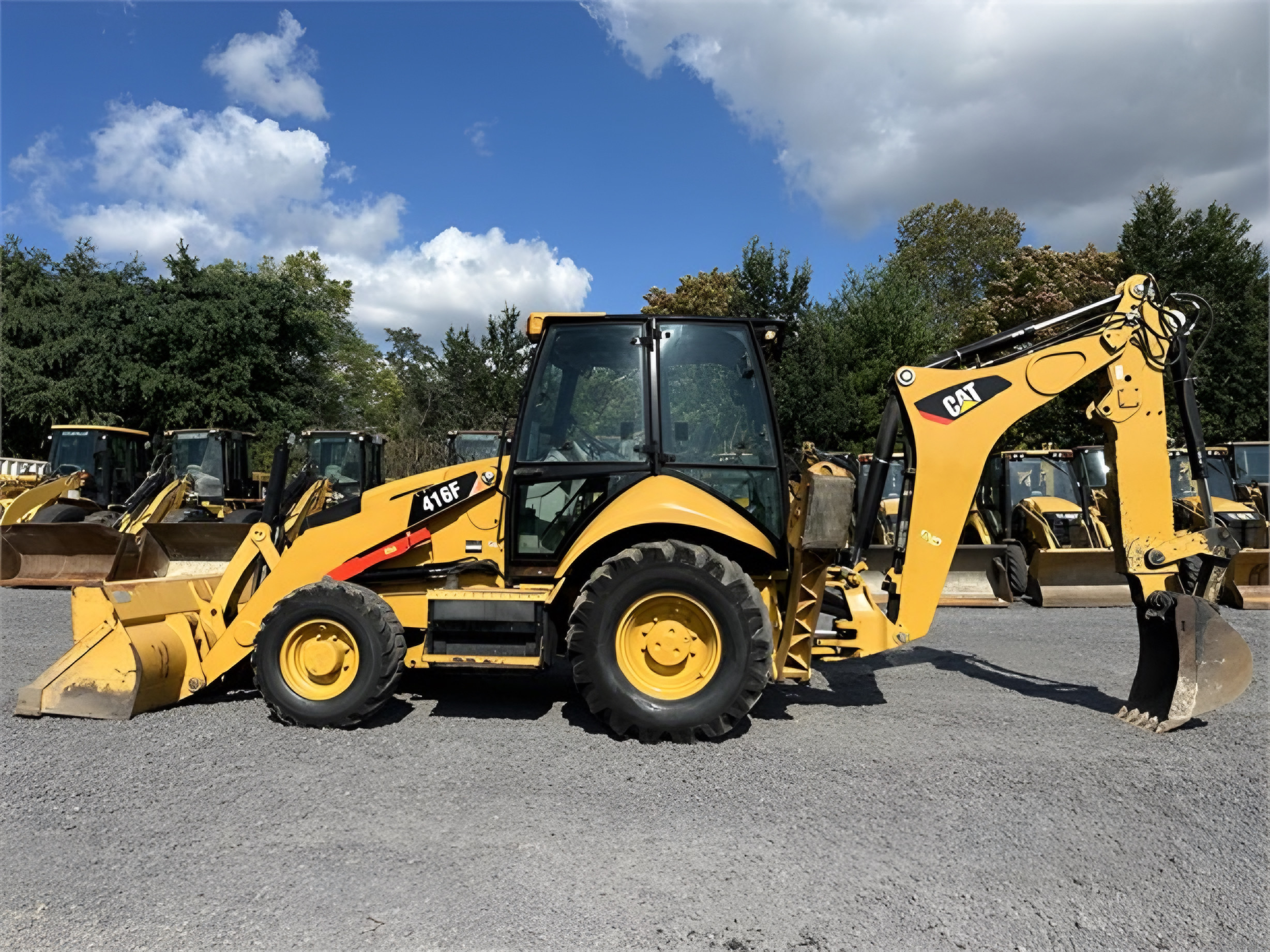 Used Machinery Caterpillar Backhoe Loader 2014 CATERPILLAR 416F Factory price backhoe 4x4 cat mini backhoe loader good condition