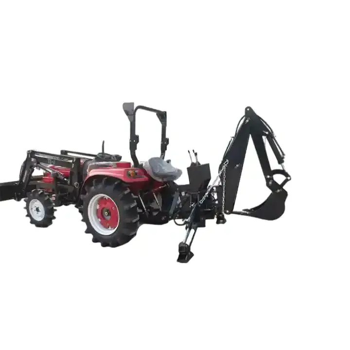 Tractor Back-Rear Loader With Raising Ram Farm Tractor Loader Grapples excavator forklift fork attachment cheap price