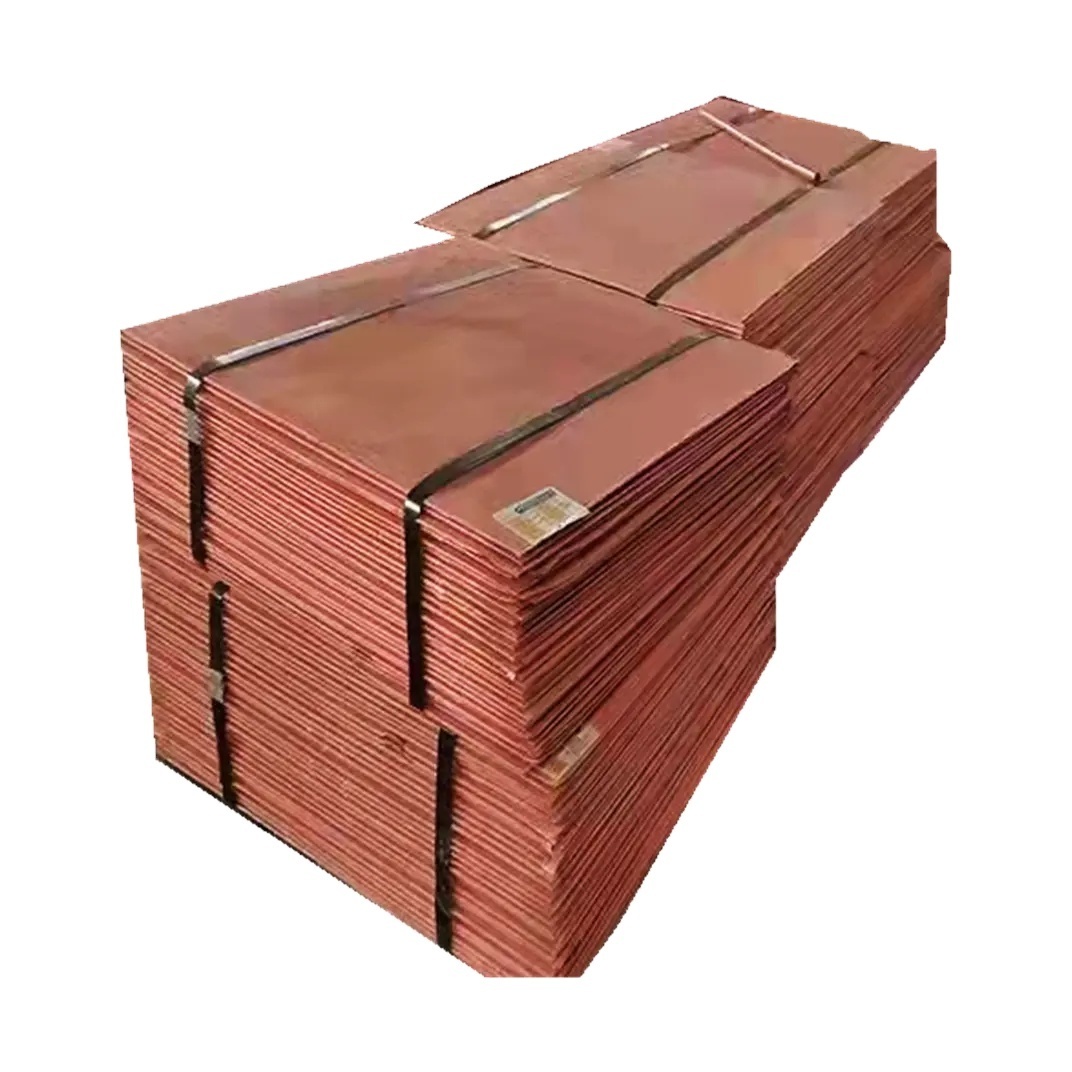 Factory Direct Sale 99.99% Pure Electrolytic Copper Cathode Pure Copper C12000 C11000 C12200 Red Copper Plate Sheet