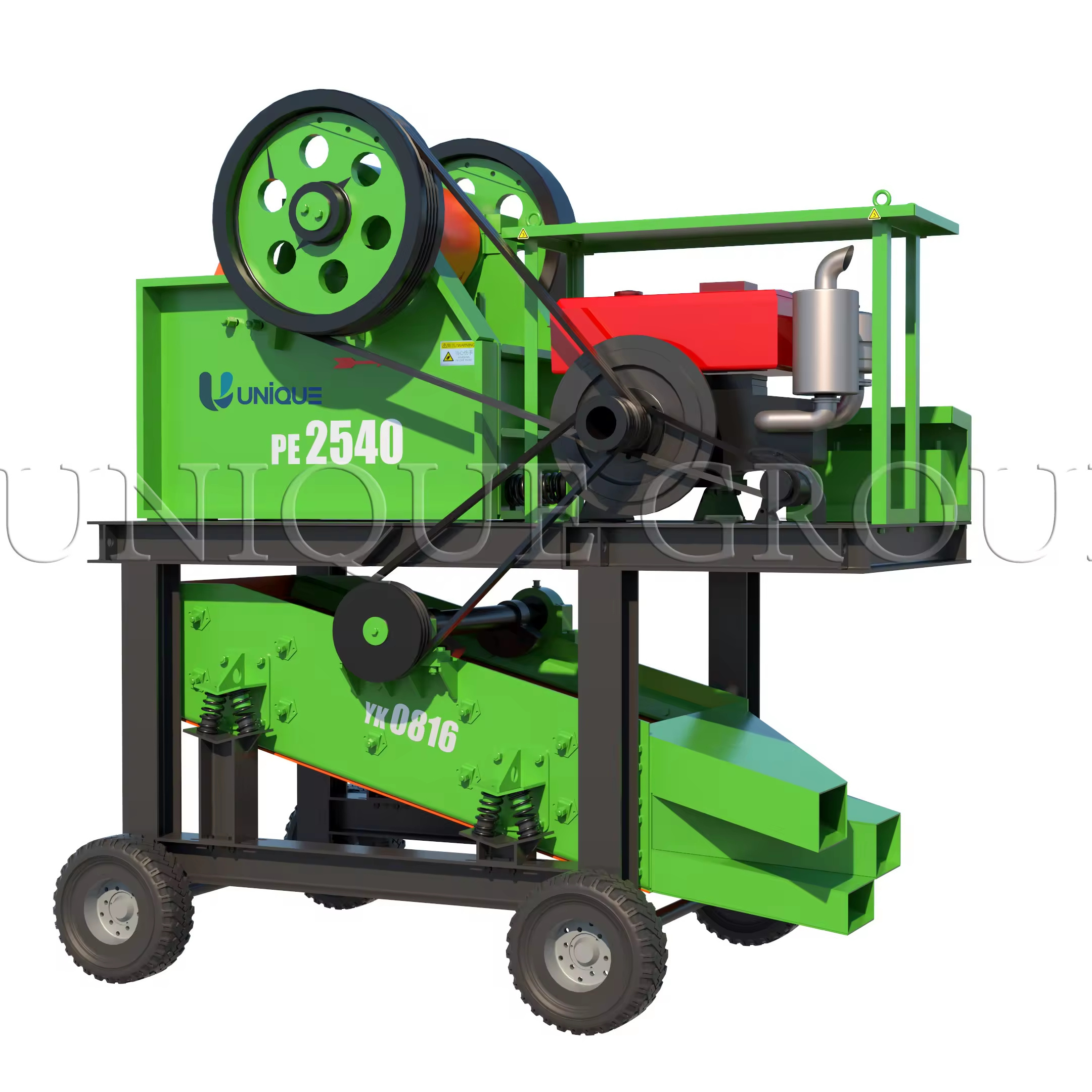 NEW diesel jaw crusher, Rock Stone Breaking Machine, Lime Stone jaw Crusher for gold mining