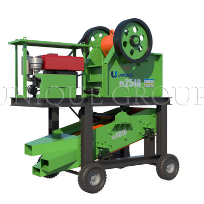 NEW diesel jaw crusher, Rock Stone Breaking Machine, Lime Stone jaw Crusher for gold mining