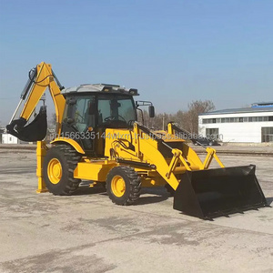 Advanced technology excavator backhoe loader shovel loader 4x4 compact tractor with loader and backhoe