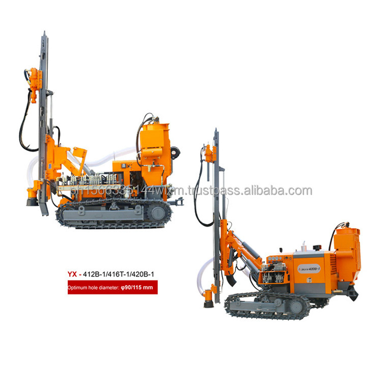 mini dth surface horizontal automatic rotary crawler mining drill rig exploration mining