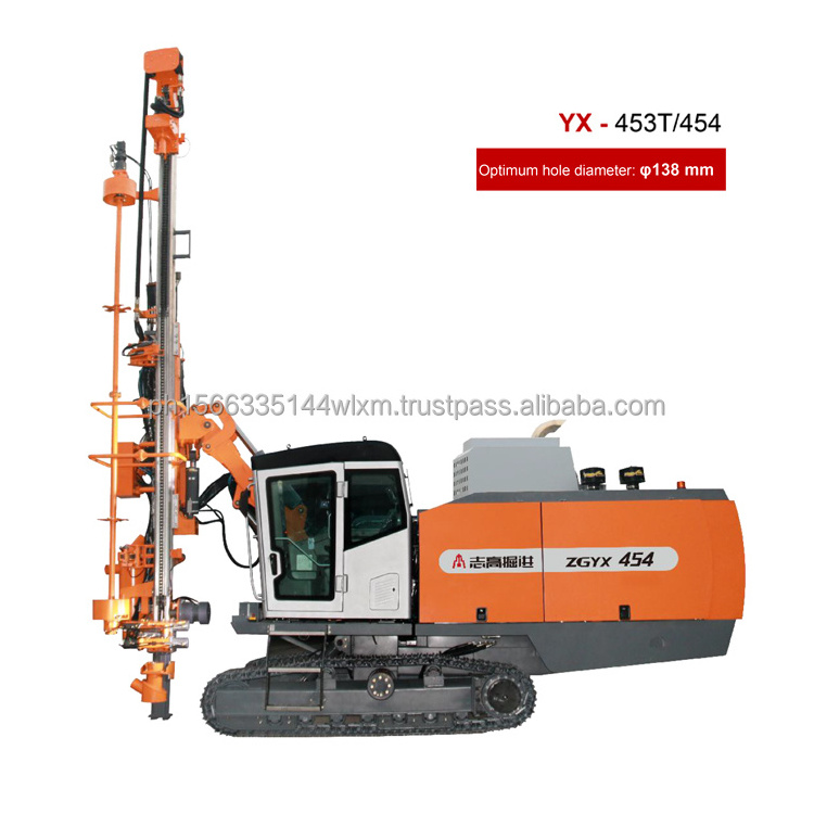 mini dth surface horizontal automatic rotary crawler mining drill rig exploration mining