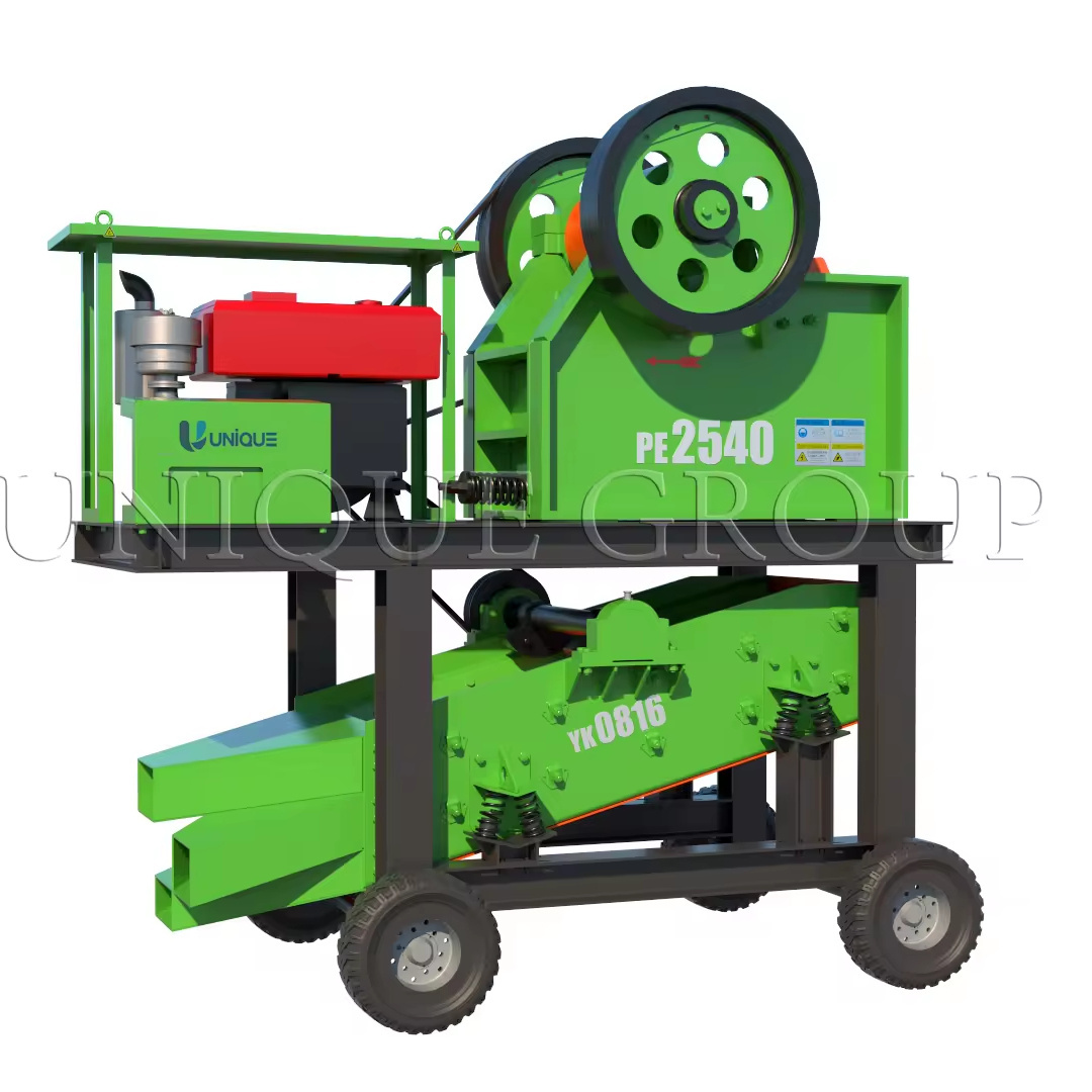 NEW diesel jaw crusher, Rock Stone Breaking Machine, Lime Stone jaw Crusher for gold mining