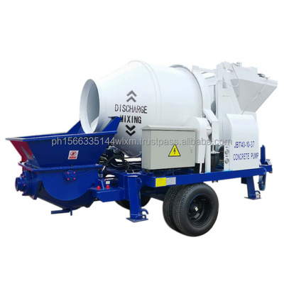 Concrete Mixer With Pump Machine 30 m3 Diesel Engine Truck Mounted Concrete Mixer Pump Electric 40 m3/h Capacity For Sale