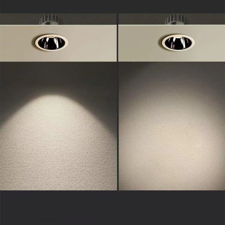 New Design 2023 Down Lights LED Ceiling Light Zhongshan Ultra-Thin Spot Light 7w 10w 12w COB Downlight for Commercial Decor