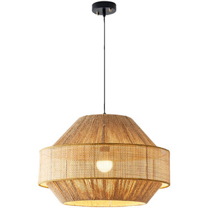 Decoration Pendant Light Bamboo Lamp Shade Chandelier Pendant Light Bamboo Light Fixture For Living Room