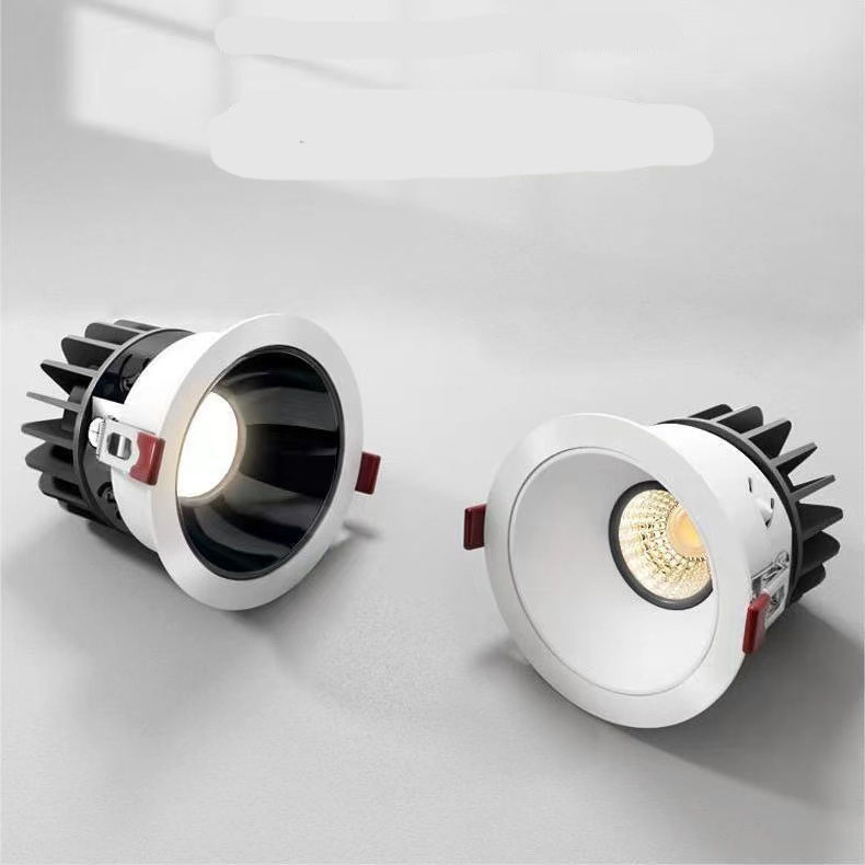 New Design 2023 Down Lights LED Ceiling Light Zhongshan Ultra-Thin Spot Light 7w 10w 12w COB Downlight for Commercial Decor