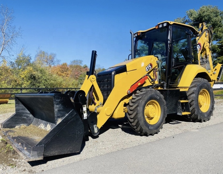 Best Deal Close to New Powerful 4WD 2022 CAT 415 Loader Backhoe with High Performance and Serviceability Ready to Ship