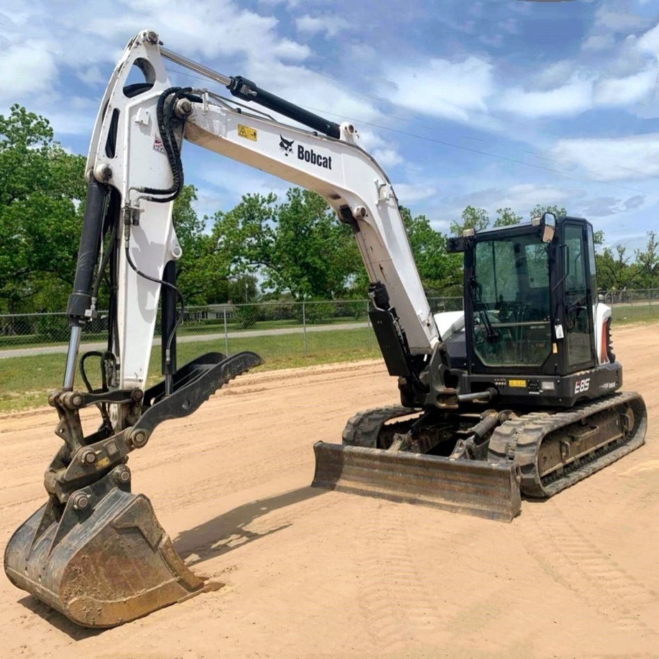 Fully Inspected Lightly Used Bobcat Excavator Bobcat E85 Mini Digger Excavator 65 Horsepower Diesel Engine For Sale