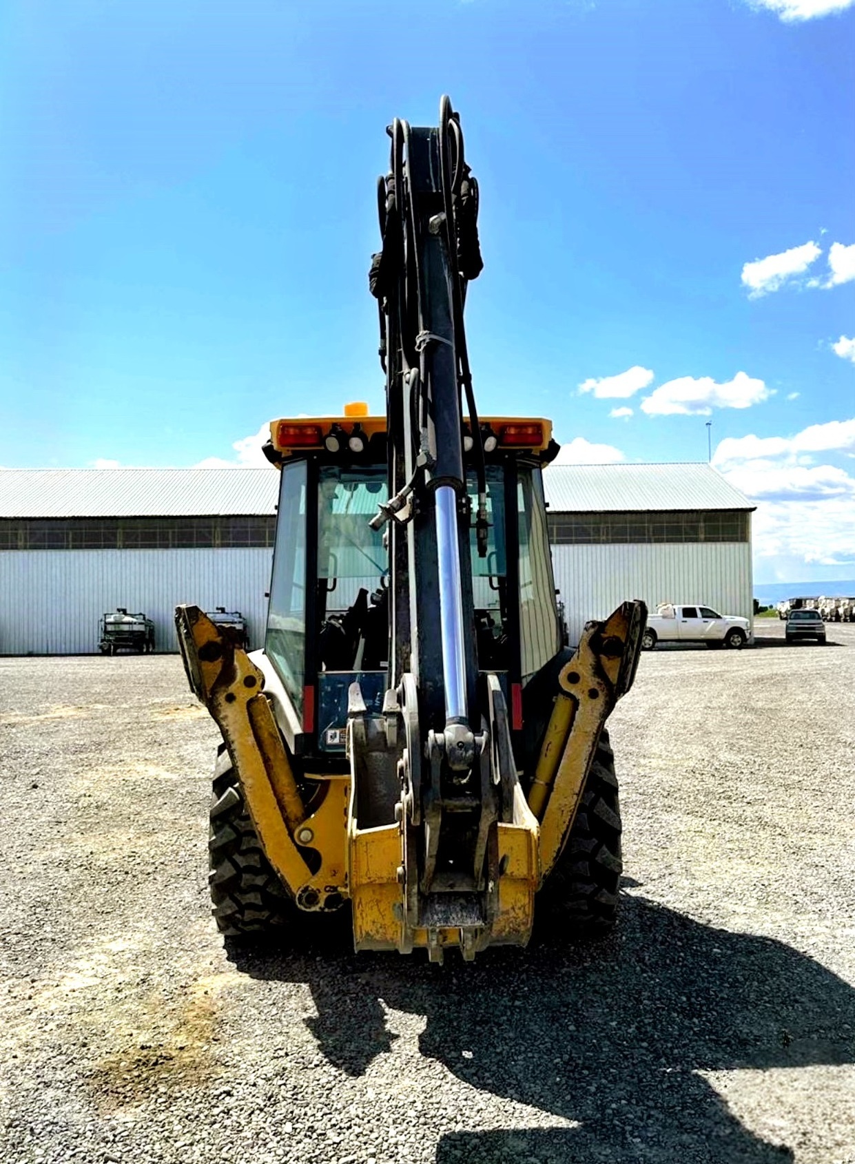 Legendry 310SJ BACKHOE LOADER Enclosed Cab w/ AC Pilot Controls 4X4 General Purpose Bucket And 19.5 Tires For Sale