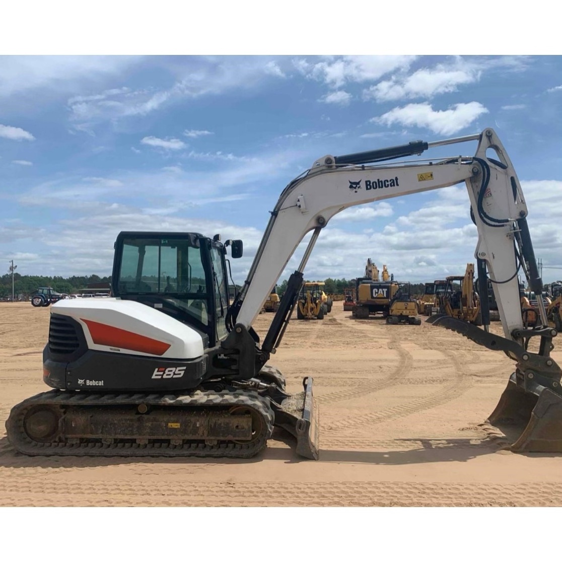 Fully Inspected Lightly Used Bobcat Excavator Bobcat E85 Mini Digger Excavator 65 Horsepower Diesel Engine For Sale