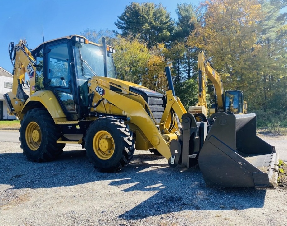 Best Deal Close to New Powerful 4WD 2022 CAT 415 Loader Backhoe with High Performance and Serviceability Ready to Ship