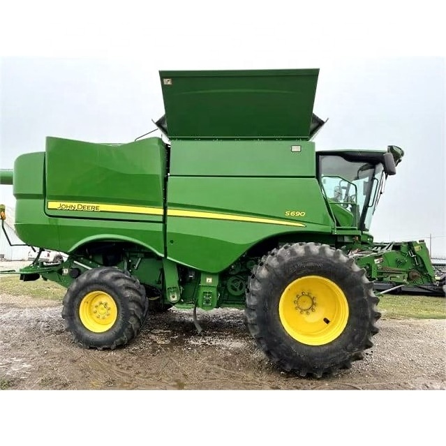 High Quality Cheapest JOHN DEERE S690 Combine Harvester in Great Condition Wheat Harvester For Sale