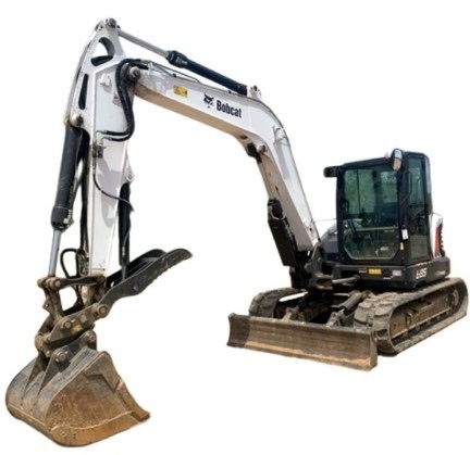 Fully Inspected Lightly Used Bobcat Excavator Bobcat E85 Mini Digger Excavator 65 Horsepower Diesel Engine For Sale