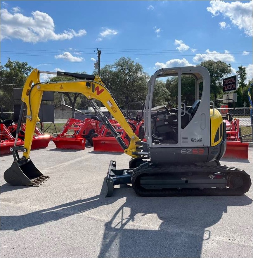 High Quality Fairly Used Construction Machinery 2022 Wacker Neuson Excavators EZ 53 7 Ton For Sale