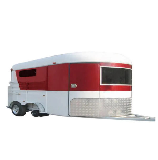 Horse Trailer with Ramp Galvanized Horse Transport Trailers for Sale