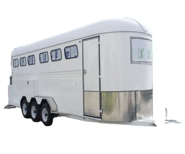 Horse Trailer with Ramp Galvanized Horse Transport Trailers for Sale