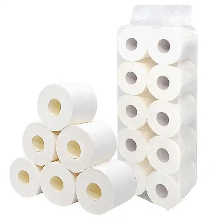 Toilet Tissue Paper Rolls 1,2,3,4 ply Material 100% Virgin Wood Pulp / Core / Coreless / OEM Available