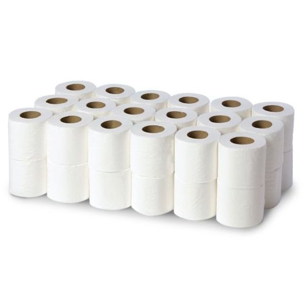 Toilet Tissue Paper Rolls 1,2,3,4 ply Material 100% Virgin Wood Pulp / Core / Coreless / OEM Available