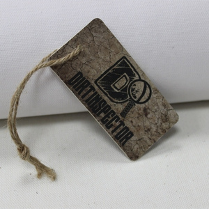 DENIM JEANS hang tag, Original recycled kraft paper hang tag, Swing tag with company LOGO printing