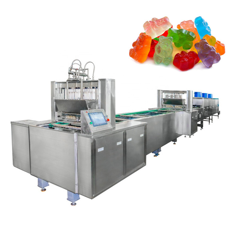 Confectionery Making Machine Automatic Candy Depositing Line Gummy Candy Manufacturing Equipment