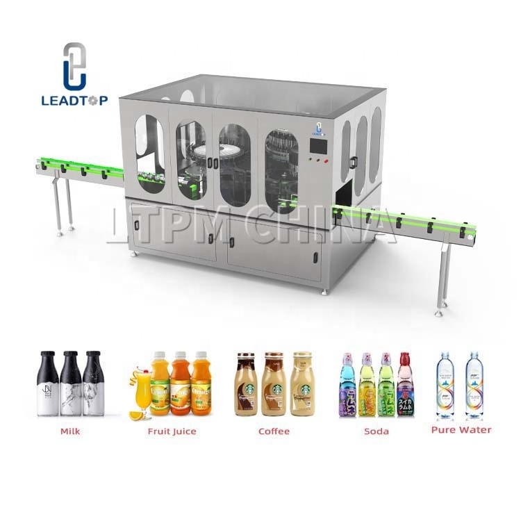 Automatic bottle cola soft drink making machine energydrink/ soda/ sparking water bottling machine