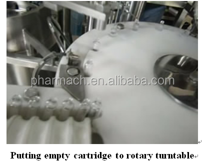 smallest Automatic  dental cartridge syringe vaccine filling machine  production line