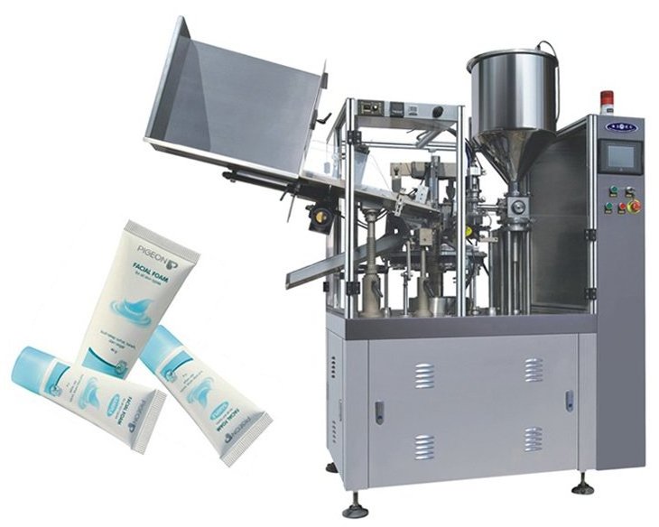 hot sale NF-60 automatic plastic tube filling sealing machine for cosmetic and cream product