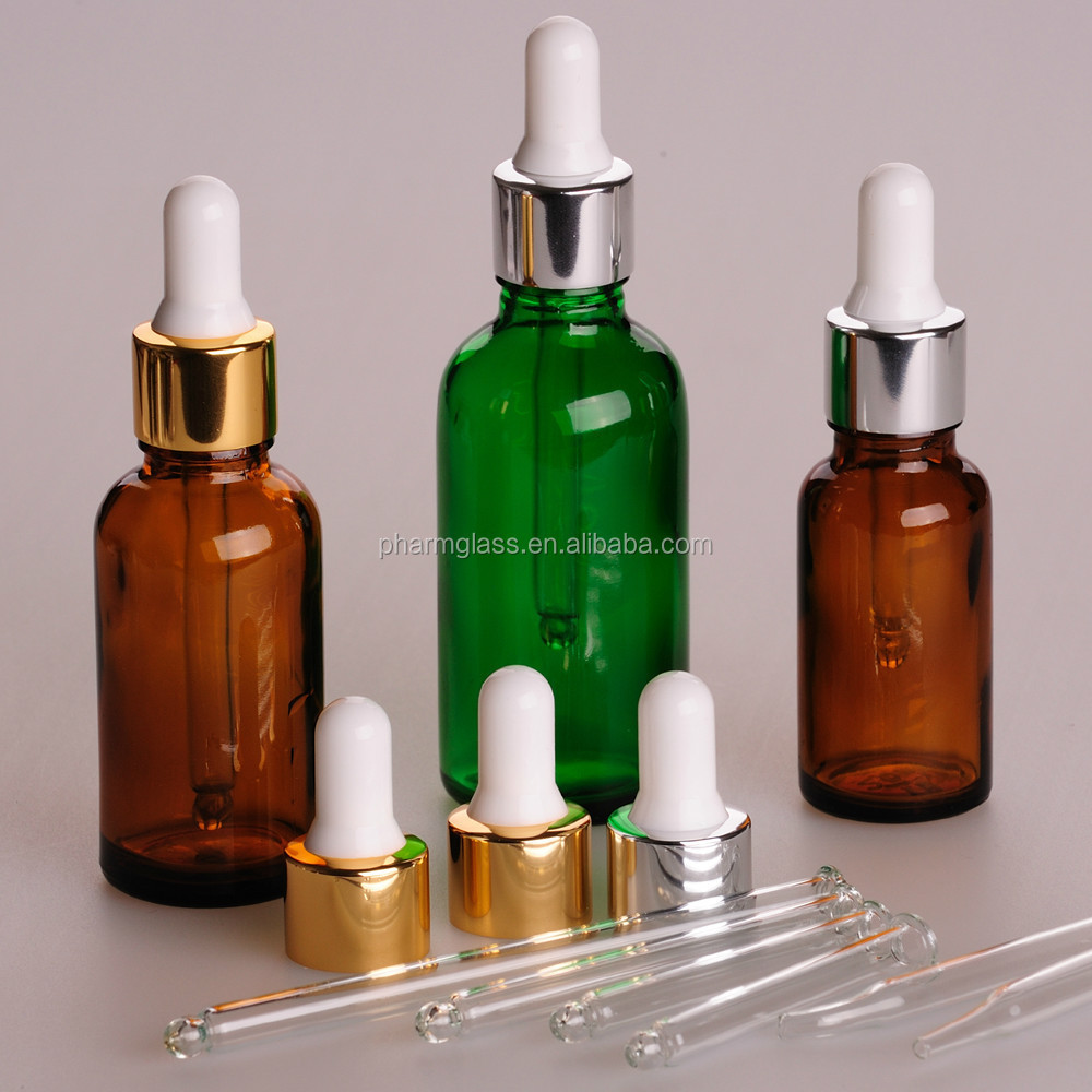 10ml amber dropper glass bottle