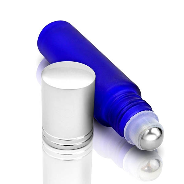 Hot sale 3ml 6ml 8ml 10ml 12ml clear  Roll on glass bottle with plastic or steel or glass roll on ball and cap