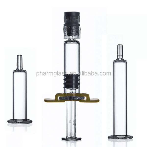 Pharmaceutical 2.25ml/3ml glass Dental cartridge Syringe Refill  and dental cartrige with luerlock or needle