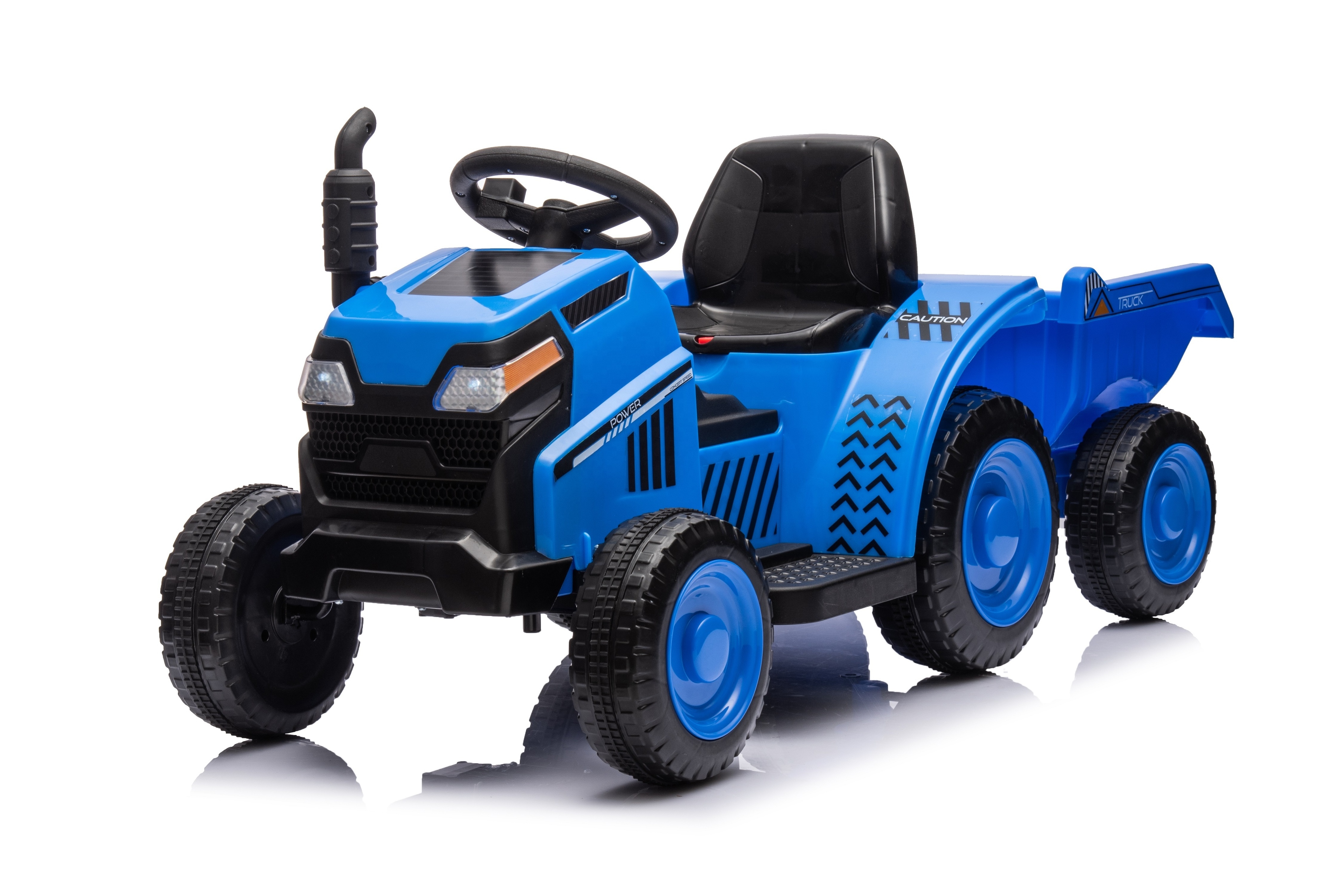 2024 New Kids Electric Tractor Ride On Car with trailer