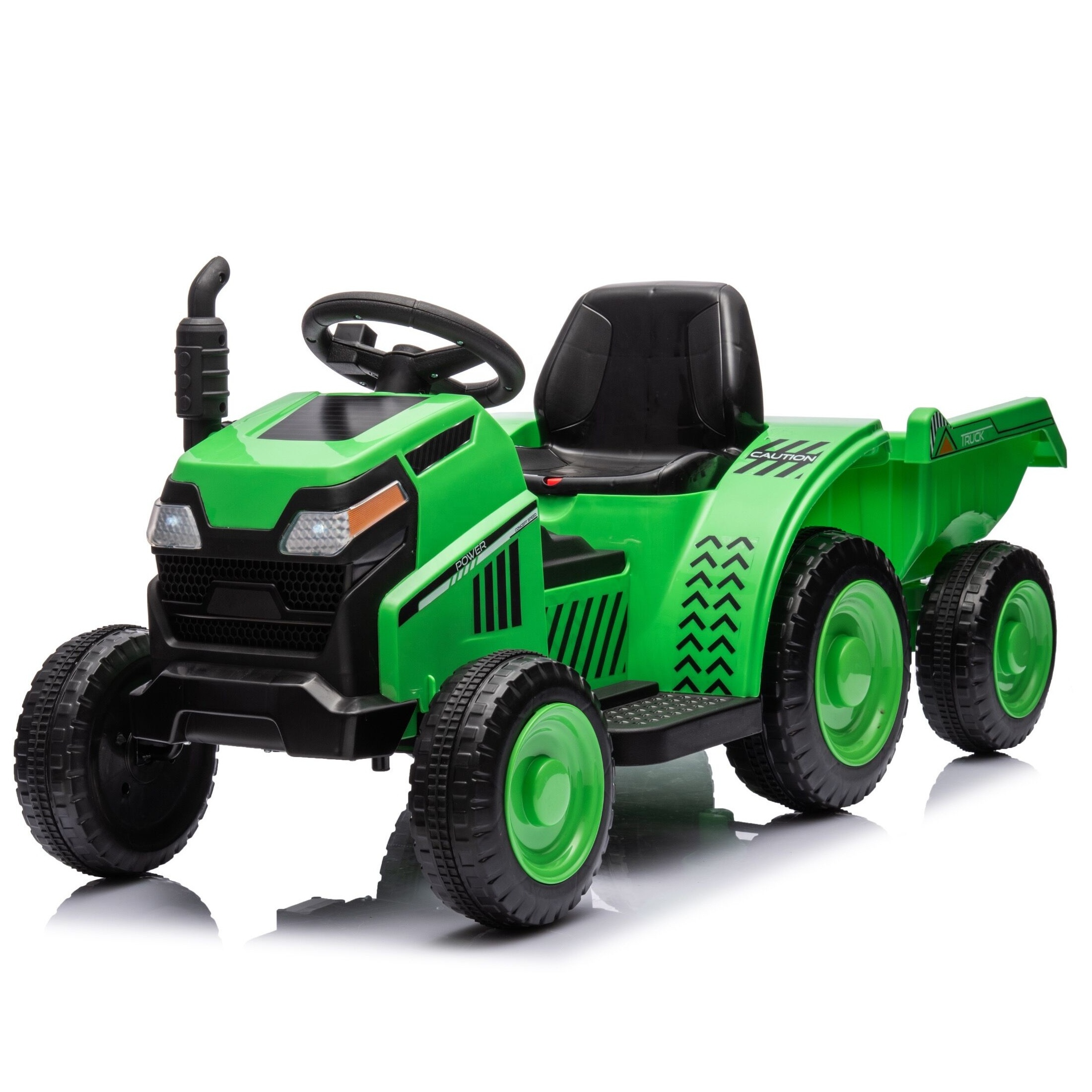 2024 New Kids Electric Tractor Ride On Car with trailer