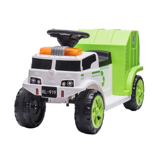 2021 new  design China supplier hot Children 12V electric car  ride on car Garbage sorting truck