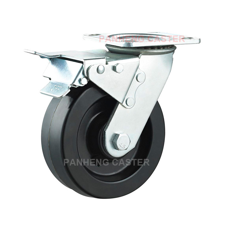 China Manufacturer Heavy Duty Double Bearing 100mm Castor Wheel