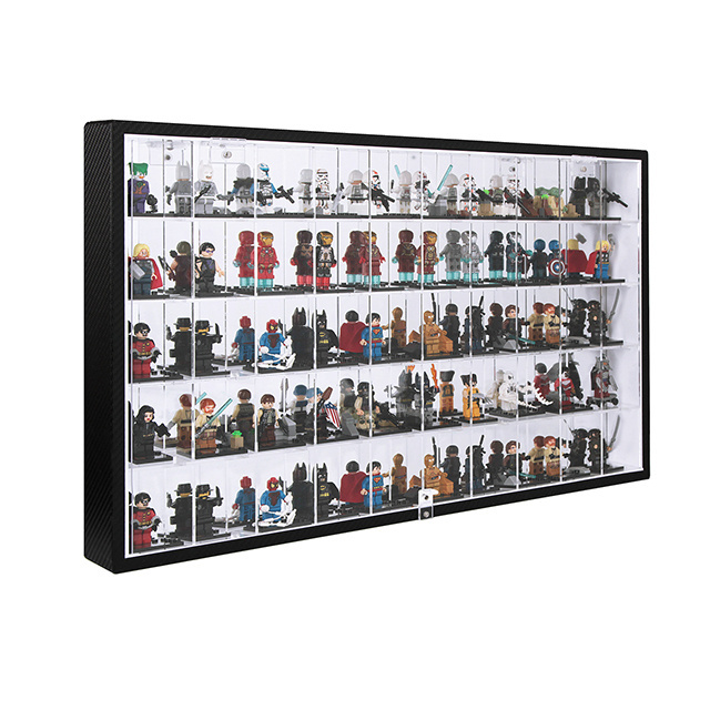 Customized Toy Car Display Box 1/64 Acrylic Scale Protective Display Case for Children Collection Toy Cabinet