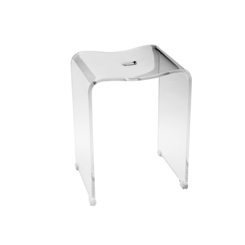 custom lucite acrylic shower bench for bathroom small furniture stool