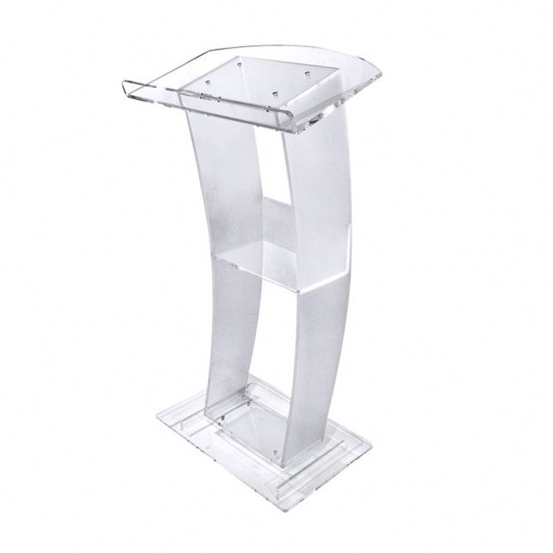 custom lucite acrylic podiums for school public speech acrylic lectern stand