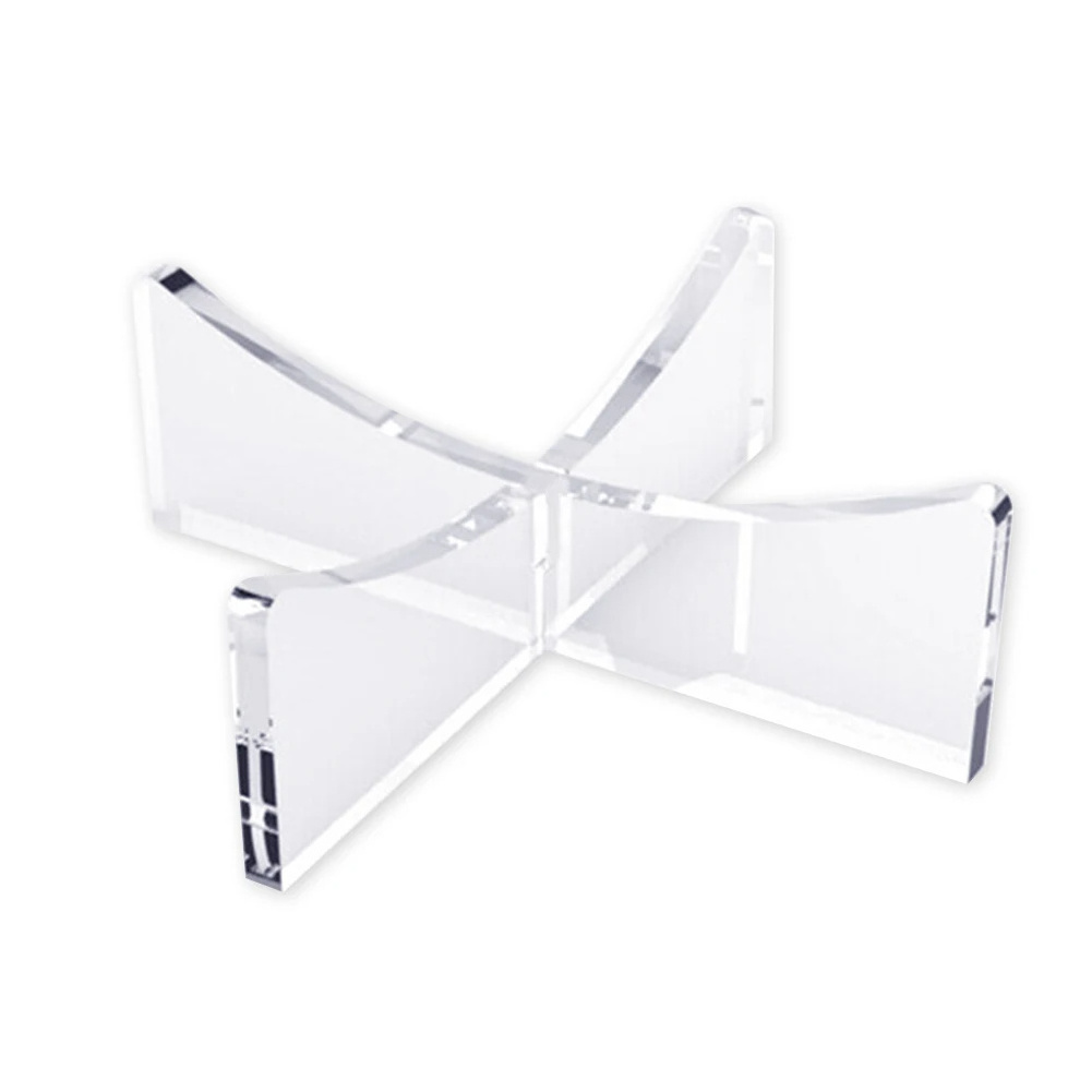 Desktop Clear Acrylic Basketball Stand Acrylic Triangle Football Display Stand Holder for Room Decoration