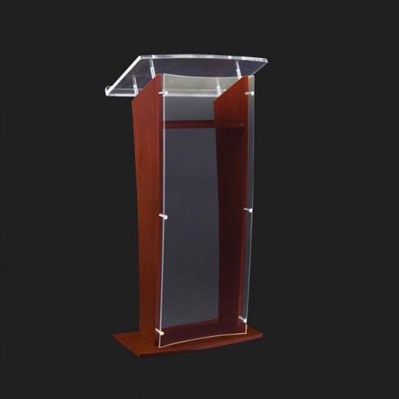 custom lucite acrylic podiums for school public speech acrylic lectern stand