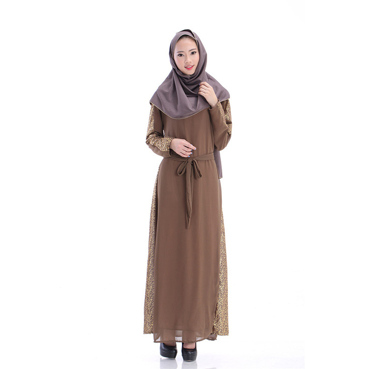 Best Selling Fashionable Islamic Clothing Muslim Dress Chiffon Abaya