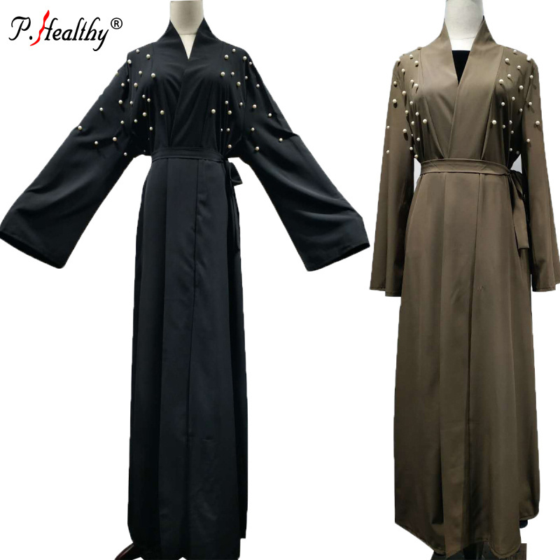 Factory direct islamic clothing muslim dress luxury party model muslim dubai abaya beaded abayas