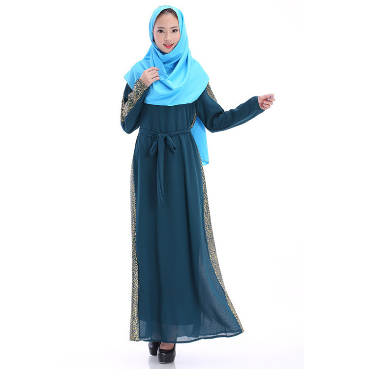 Best Selling Fashionable Islamic Clothing Muslim Dress Chiffon Abaya