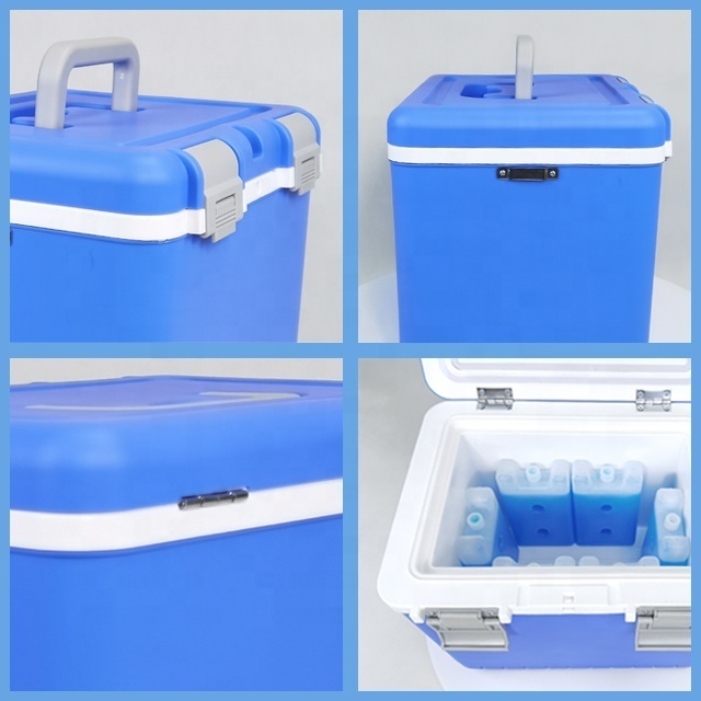 10L Safe Lock Portable Medical Vaccine Carrier Cooler Box