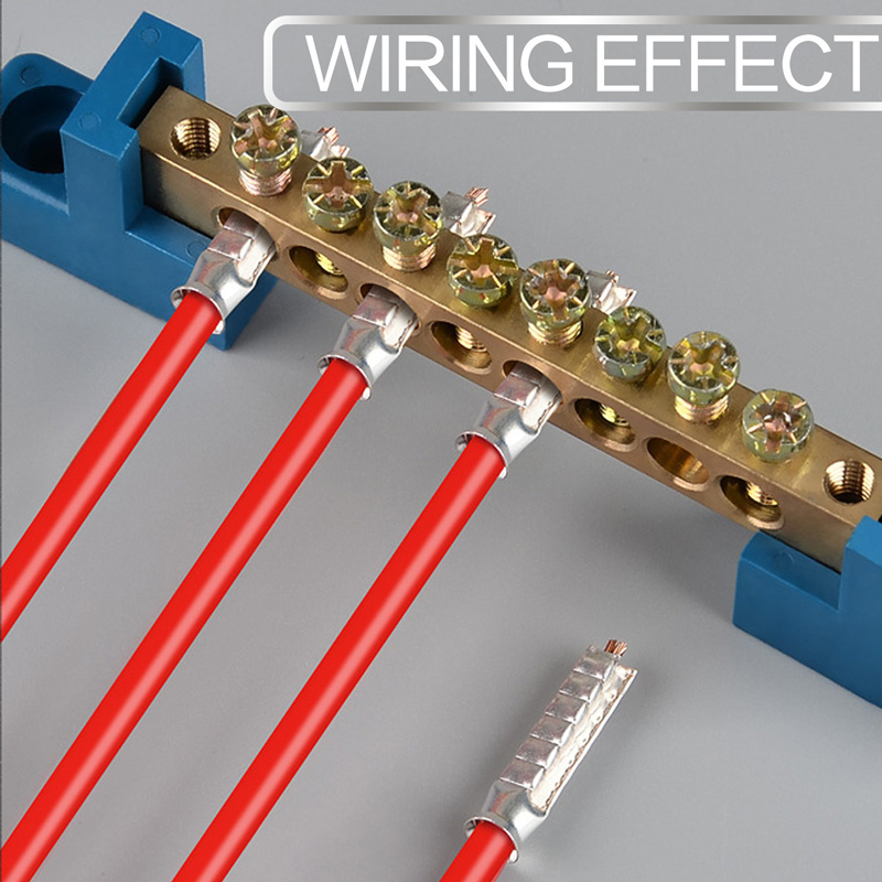 CHFRPU EN long ring bare copper tube end crimping terminal Non-insulated naked cable lug ferrule type butt wire Connector