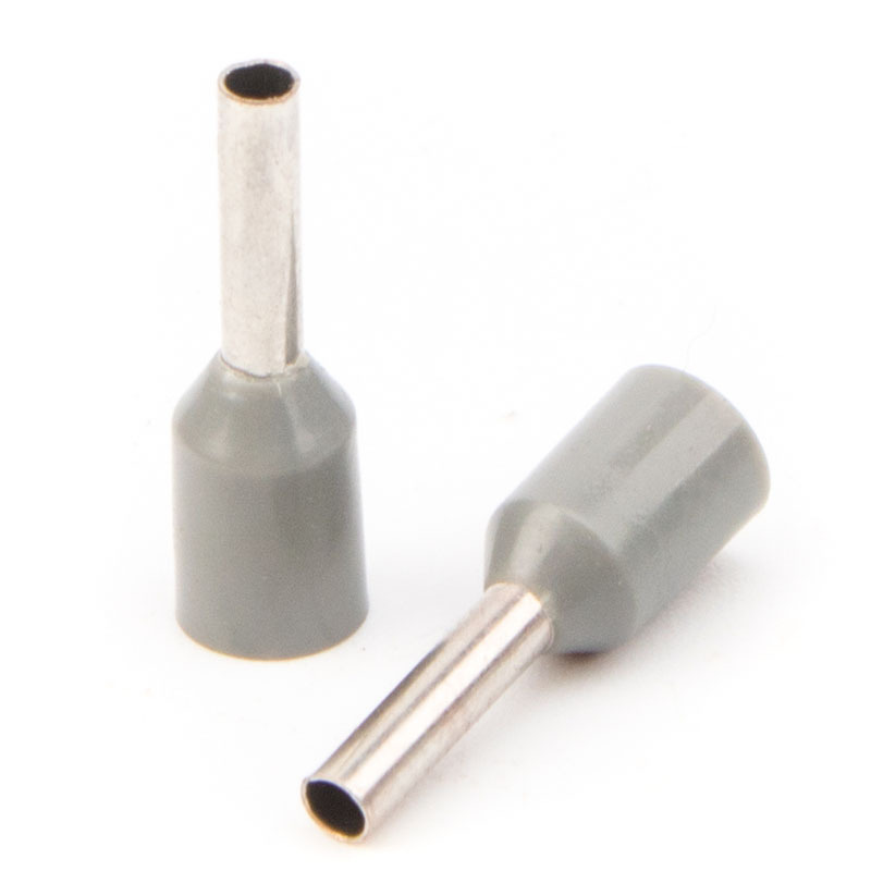 Insulation ferrule matching kit VE1508 100pcs Gray insulated wire crimp connector wire end terminal