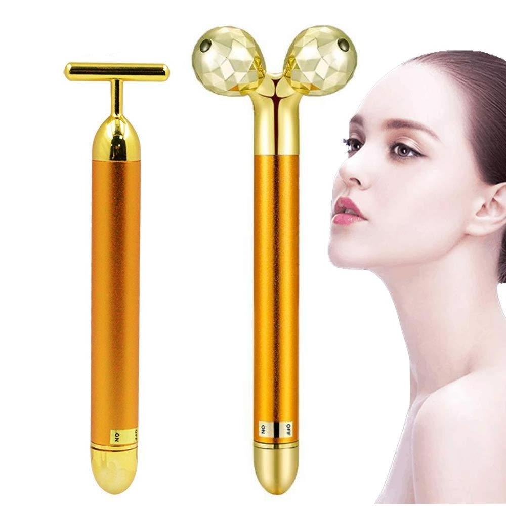 Electric Face Sonic Depuffer 3D Roller Skin Care Massage Facial  Firming Tool for Sensitive Skin Anti-Wrinkles and Lifting