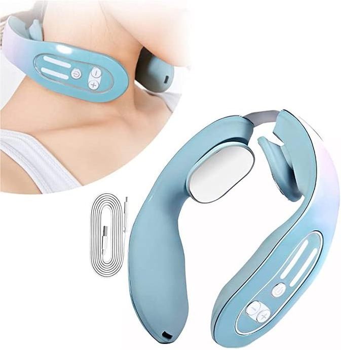 6 Modes Best Portable Smart Electro Pain relief Machine Electrodes Wire TENS EMS massager